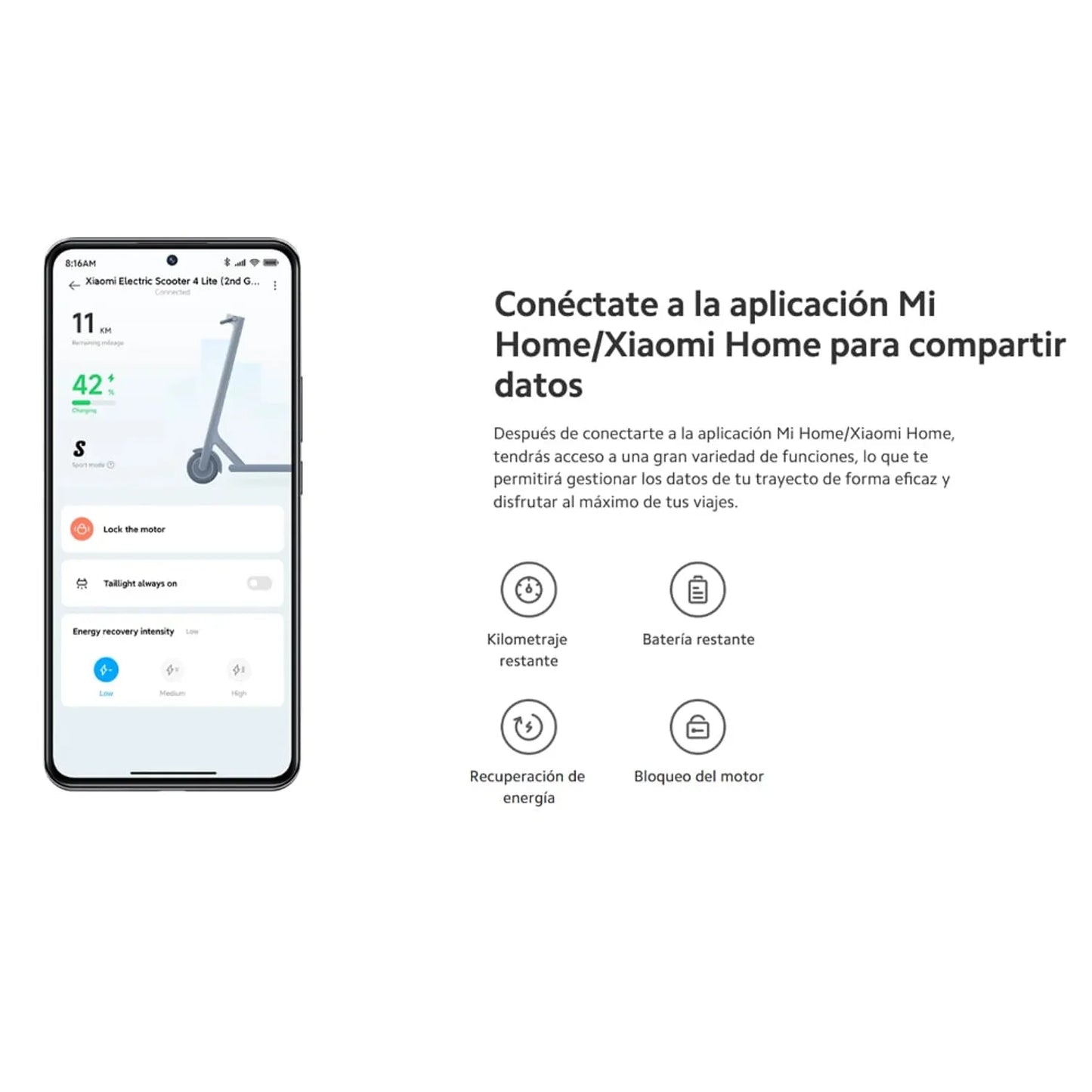 Xiaomi Scooter 4 Lite 2da Gen